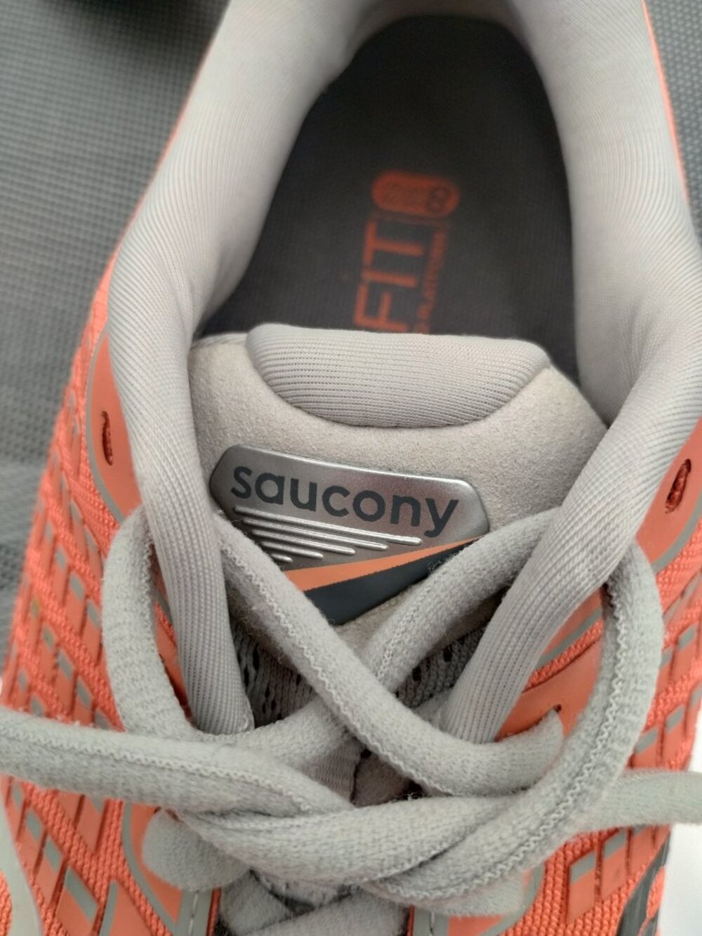 Saucony Ride 13 Running Shoes Coral Size 8.5 - Picture 9 of 14
